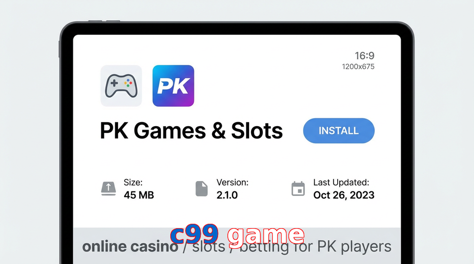 Game list for C99 Game gameapk section